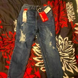 Size 5 wax jeans with tags